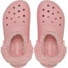 Crocs Unisex-Adult Classic Fleece Lined Clogs, Fuzzy Slippers for Women and Men(Powder Pink)