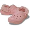 Crocs Unisex-Adult Classic Fleece Lined Clogs, Fuzzy Slippers for Women and Men(Powder Pink)