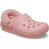 Crocs Unisex-Adult Classic Fleece Lined Clogs, Fuzzy Slippers for Women and Men(Powder Pink)