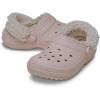 Crocs Unisex-Adult Classic Fleece Lined Clogs, Fuzzy Slippers for Women and Men(Quartz)