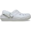Crocs Unisex-Adult Classic Fleece Lined Clogs, Fuzzy Slippers for Women and Men(Atmosphere)