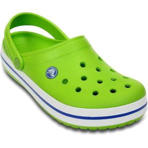 Crocs Unisex Adult Crocband Clog(Volt Green/Varsity Blue)