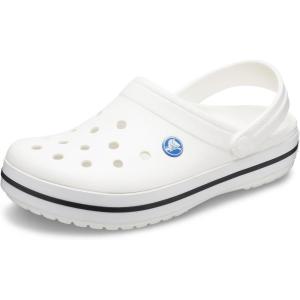 Crocs Unisex Adult Crocband Clog(White/Black)