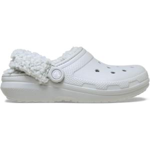 Crocs Unisex-Adult Classic Fleece Lined Clogs, Fuzzy Slippers for Women and Men(Atmosphere)