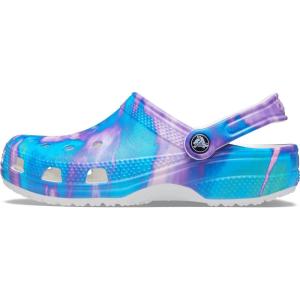 Crocs Kids’ Classic Clogs(Multi/Tie-dye)