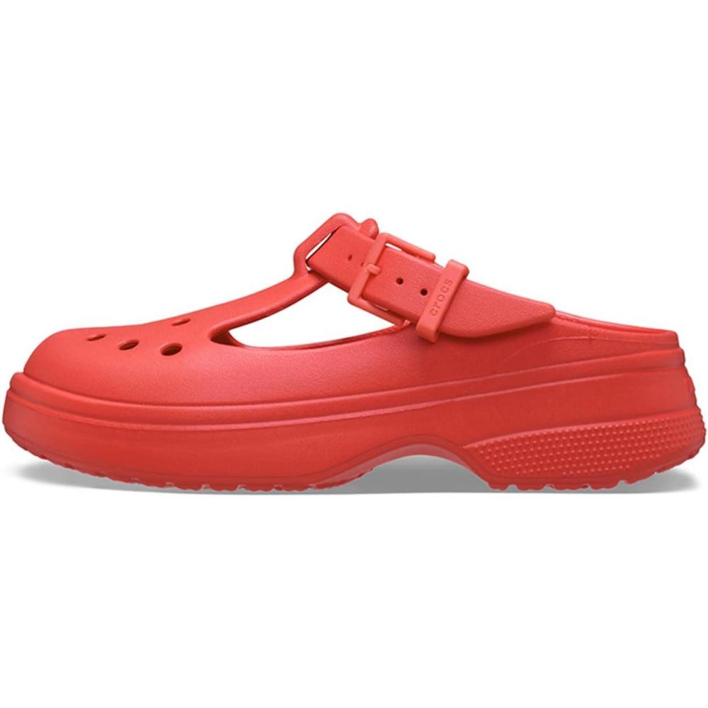 imageCrocs Womens Classic Mary Jane Clogs Mary Janes for WomenCherry Red