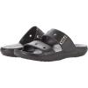 Crocs Unisex Adult Classic Two-strap Slide Sandals(Black)