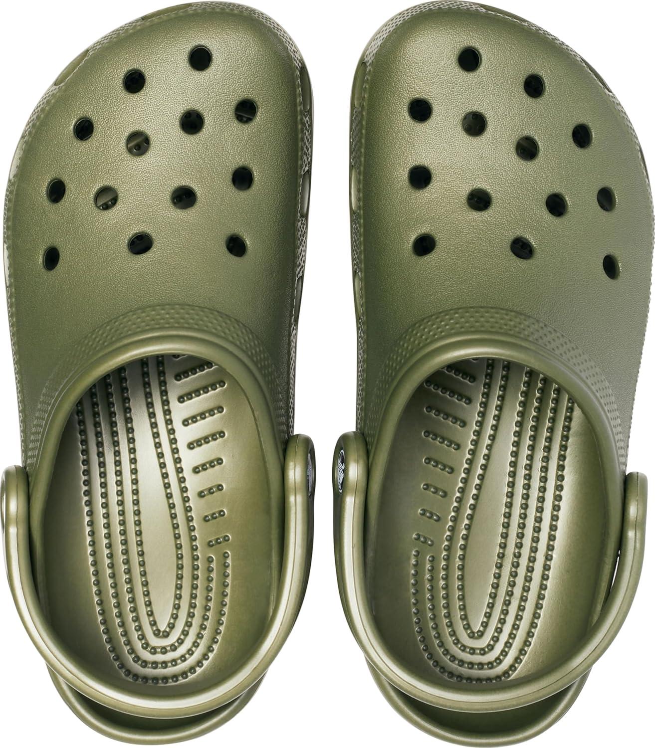 imageCrocs UnisexAdult Classic ClogsArmy Green