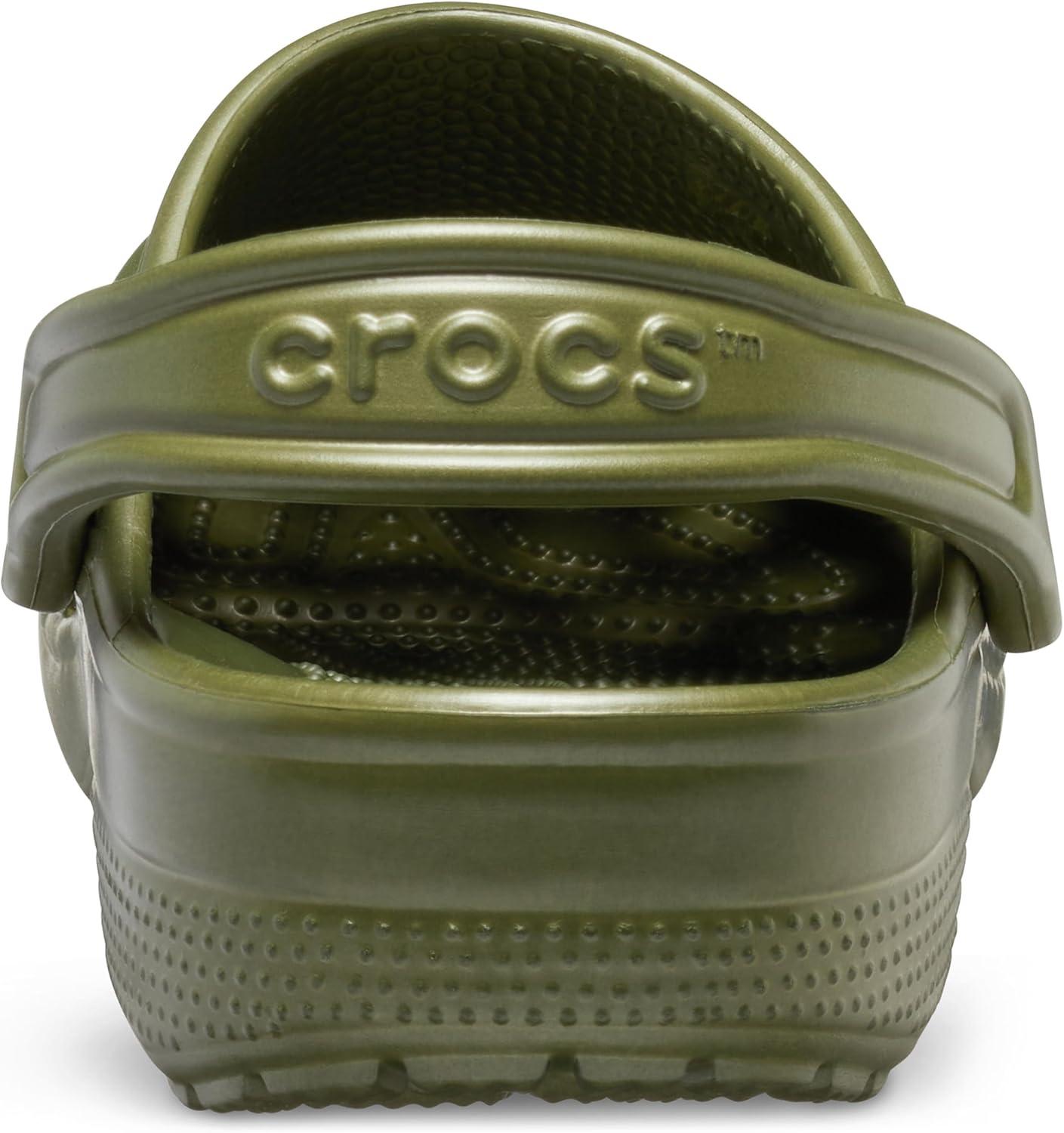 imageCrocs UnisexAdult Classic ClogsArmy Green