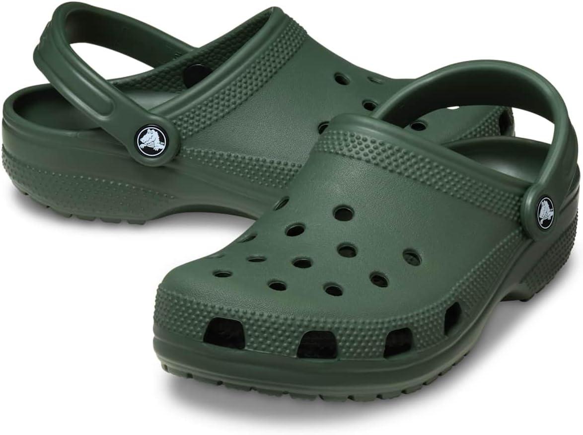 imageCrocs UnisexAdult Classic ClogsField Green
