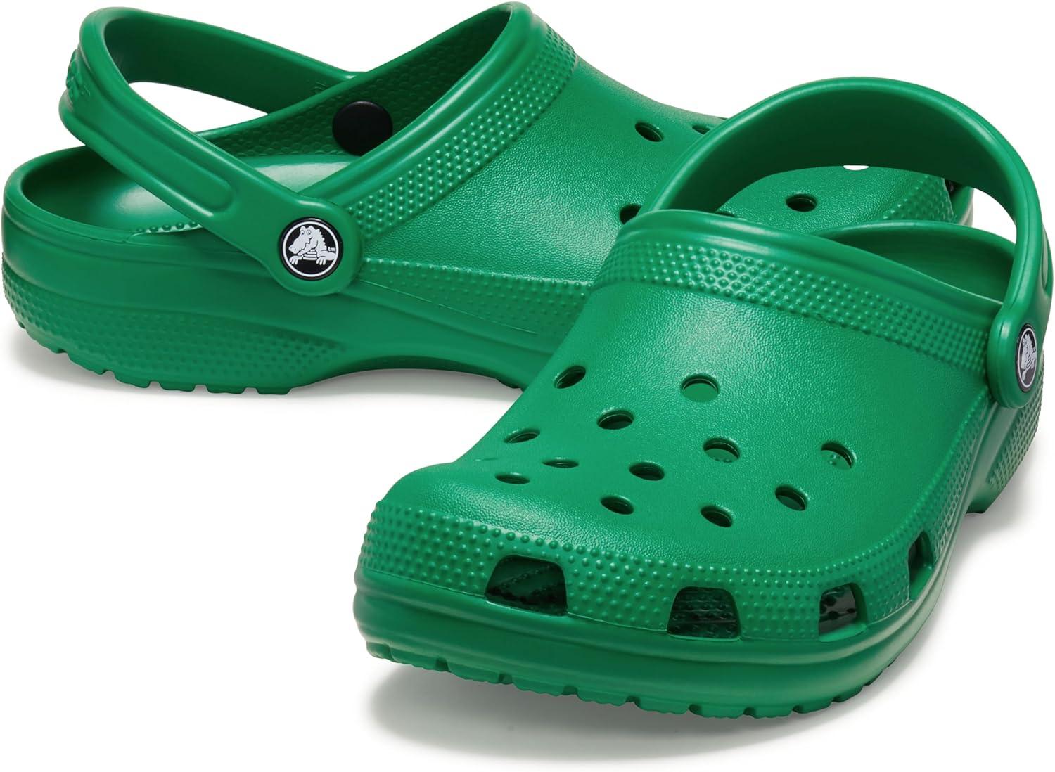 imageCrocs UnisexAdult Classic ClogsGreen Ivy