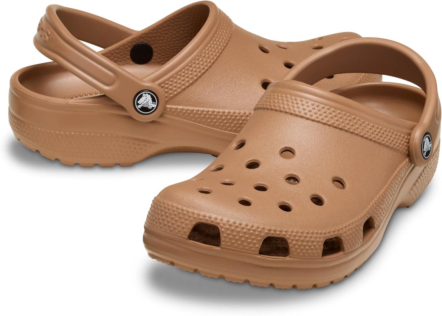 imageCrocs UnisexAdult Classic ClogsMilk Chocolate