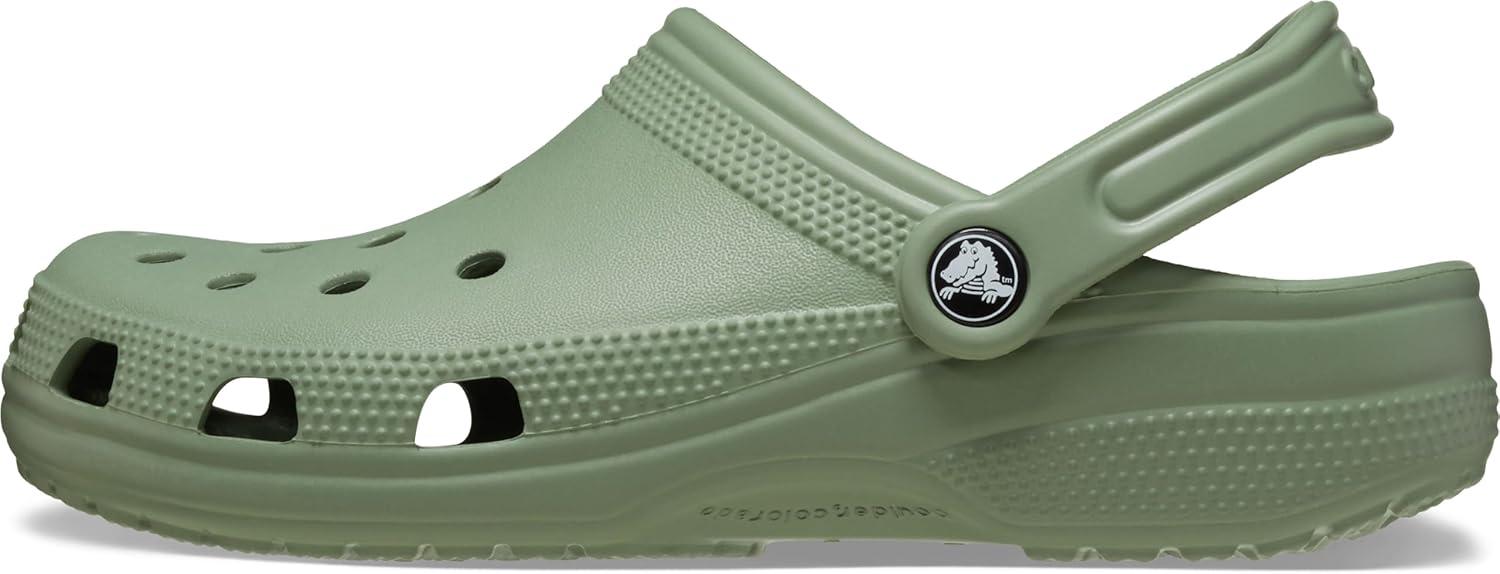 imageCrocs UnisexAdult Classic ClogsMoss