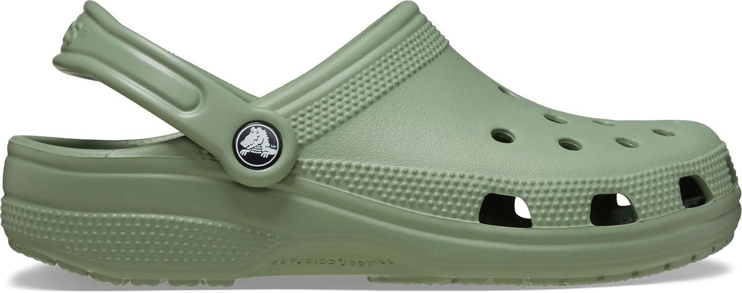 imageCrocs UnisexAdult Classic ClogsMoss
