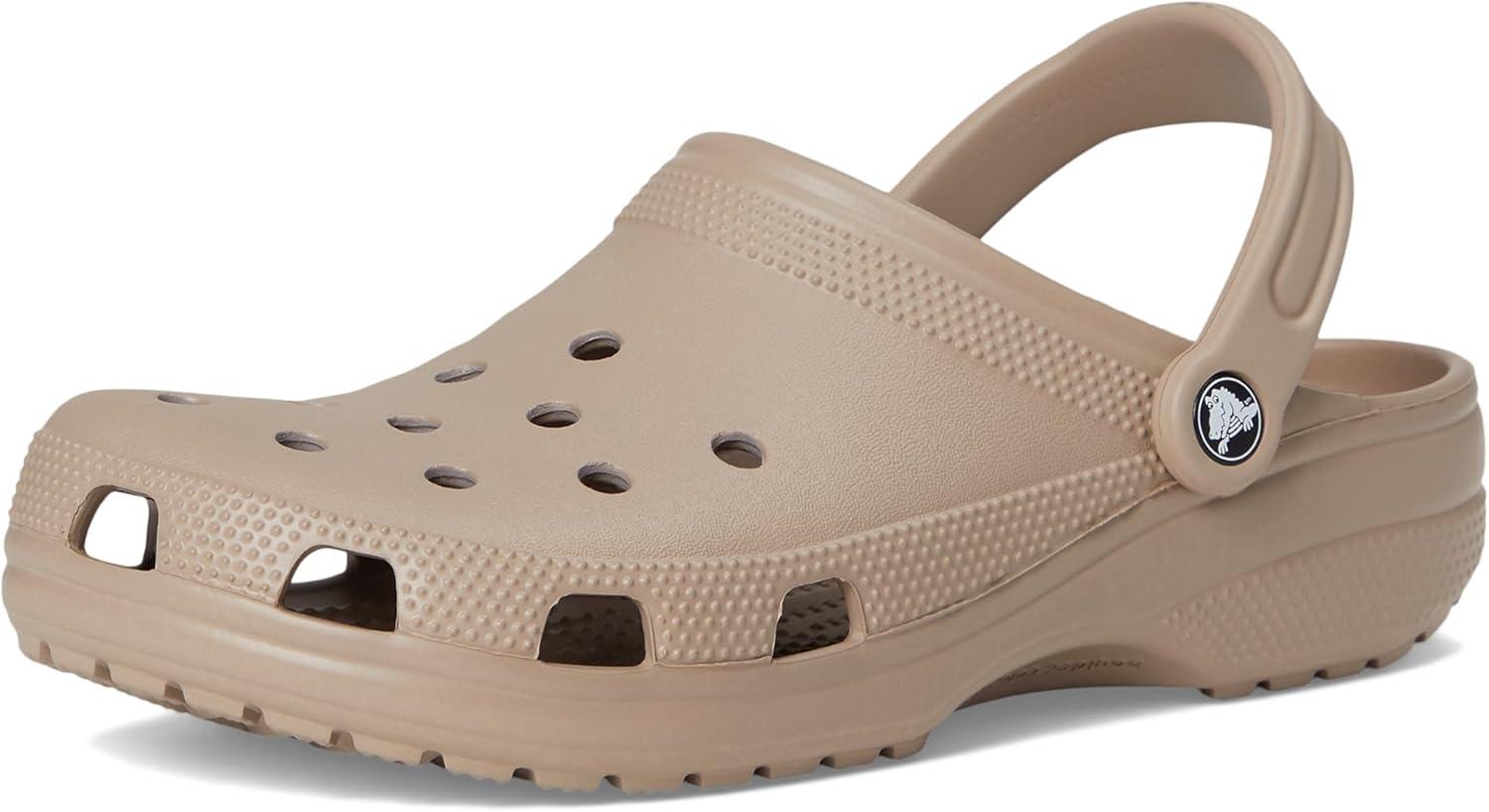 imageCrocs UnisexAdult Classic ClogsTaupe