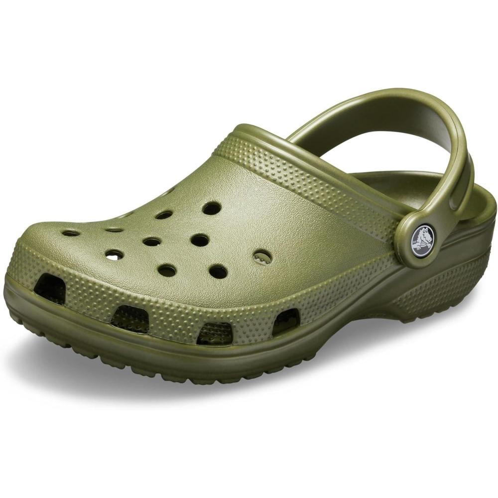 imageCrocs UnisexAdult Classic ClogsArmy Green