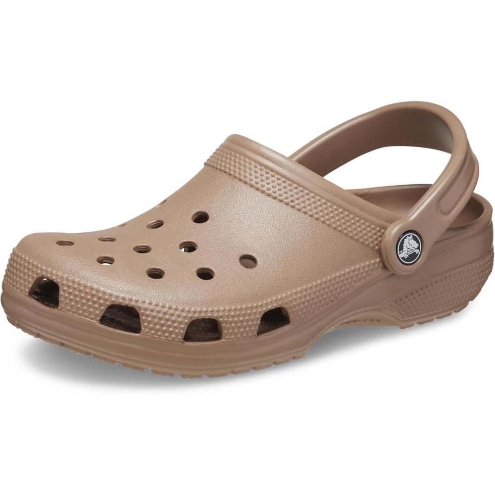 imageCrocs UnisexAdult Classic ClogsLatte