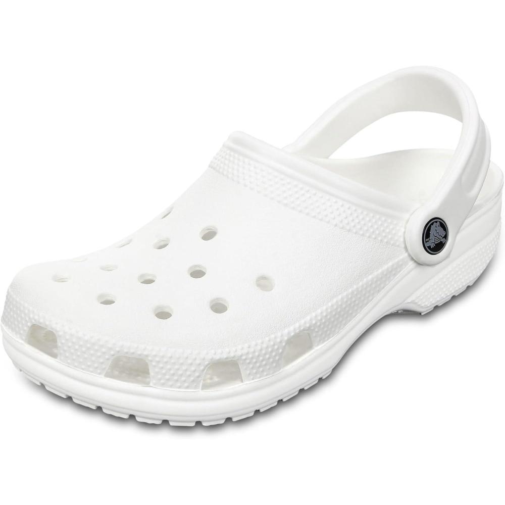 imageCrocs UnisexAdult Classic ClogsWhite