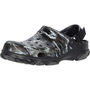Crocs Unisex-Adult All Terrain Clogs with Adjustable Heel Strap(Black Mossy Oak Elements)