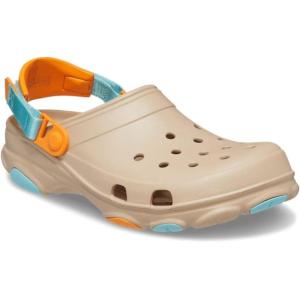 Crocs Unisex-Adult All Terrain Clogs with Adjustable Heel Strap(Chai Multi)