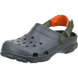 Crocs Unisex-Adult All Terrain Clogs with Adjustable Heel Strap(Slate Grey/Multi)