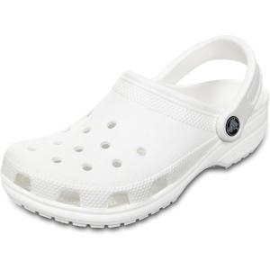 Crocs Unisex-Adult Classic Clogs(White)