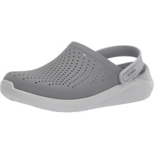 Crocs Women’s LiteRide Clogs(Smoke/Pearl White)