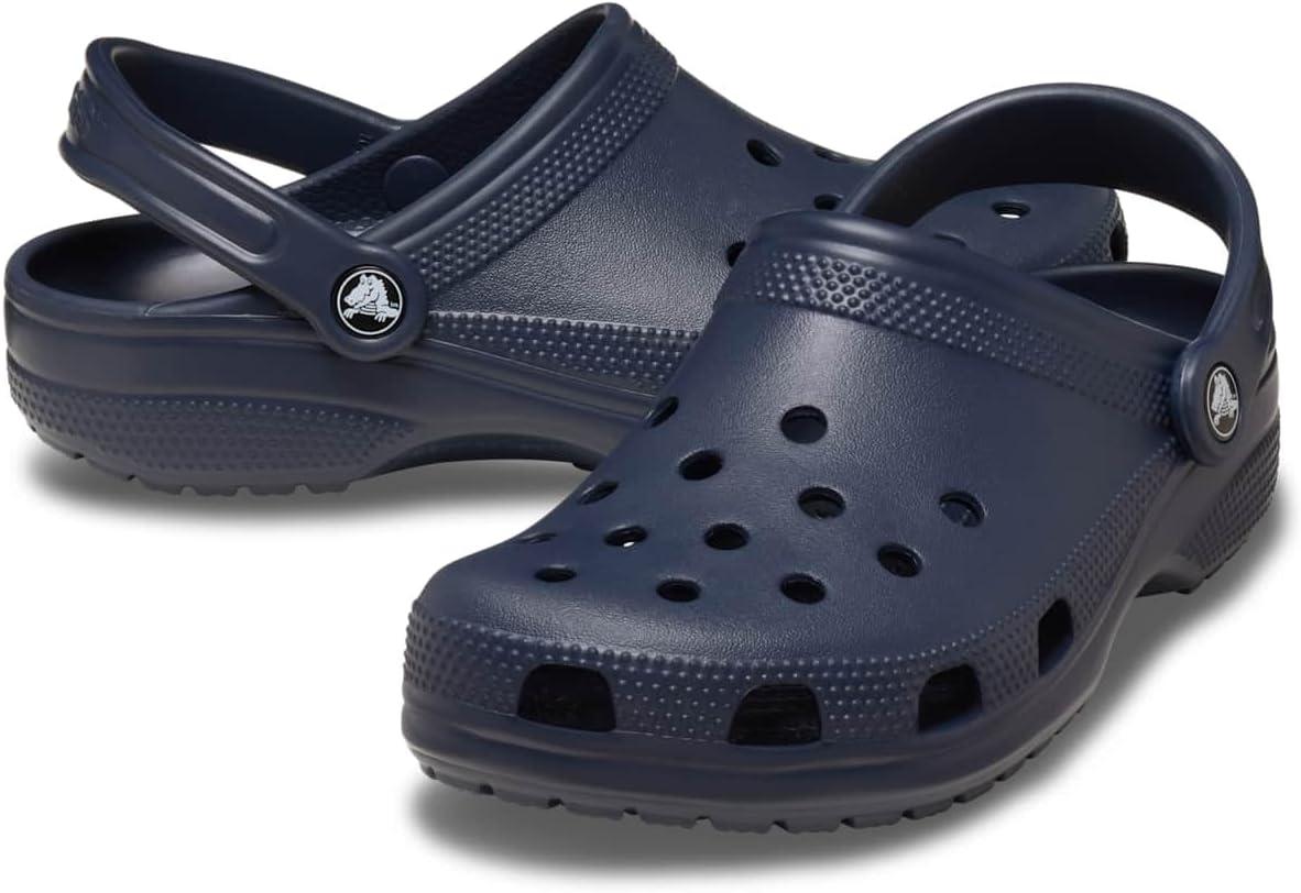 imageCrocs Girls Kids Classic Clogs Navy 6 us