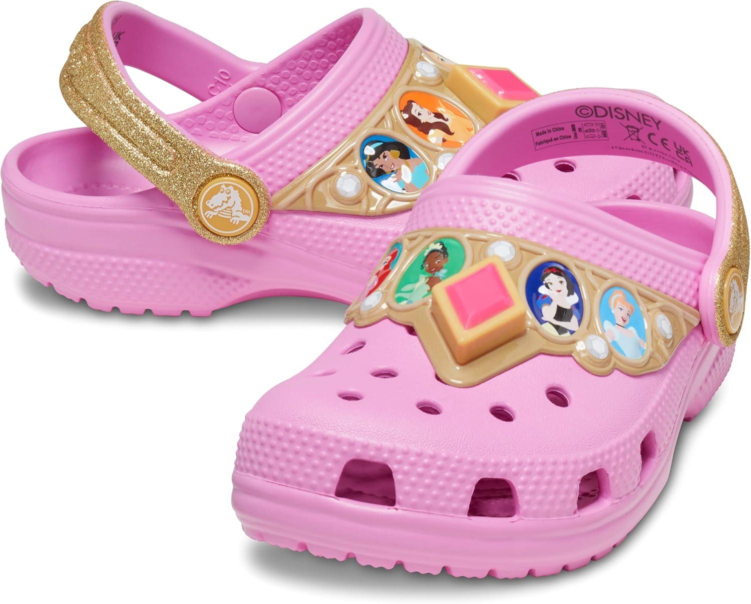 imageCrocs Kids Disney Princess Light Up ClogsTaffy Pink