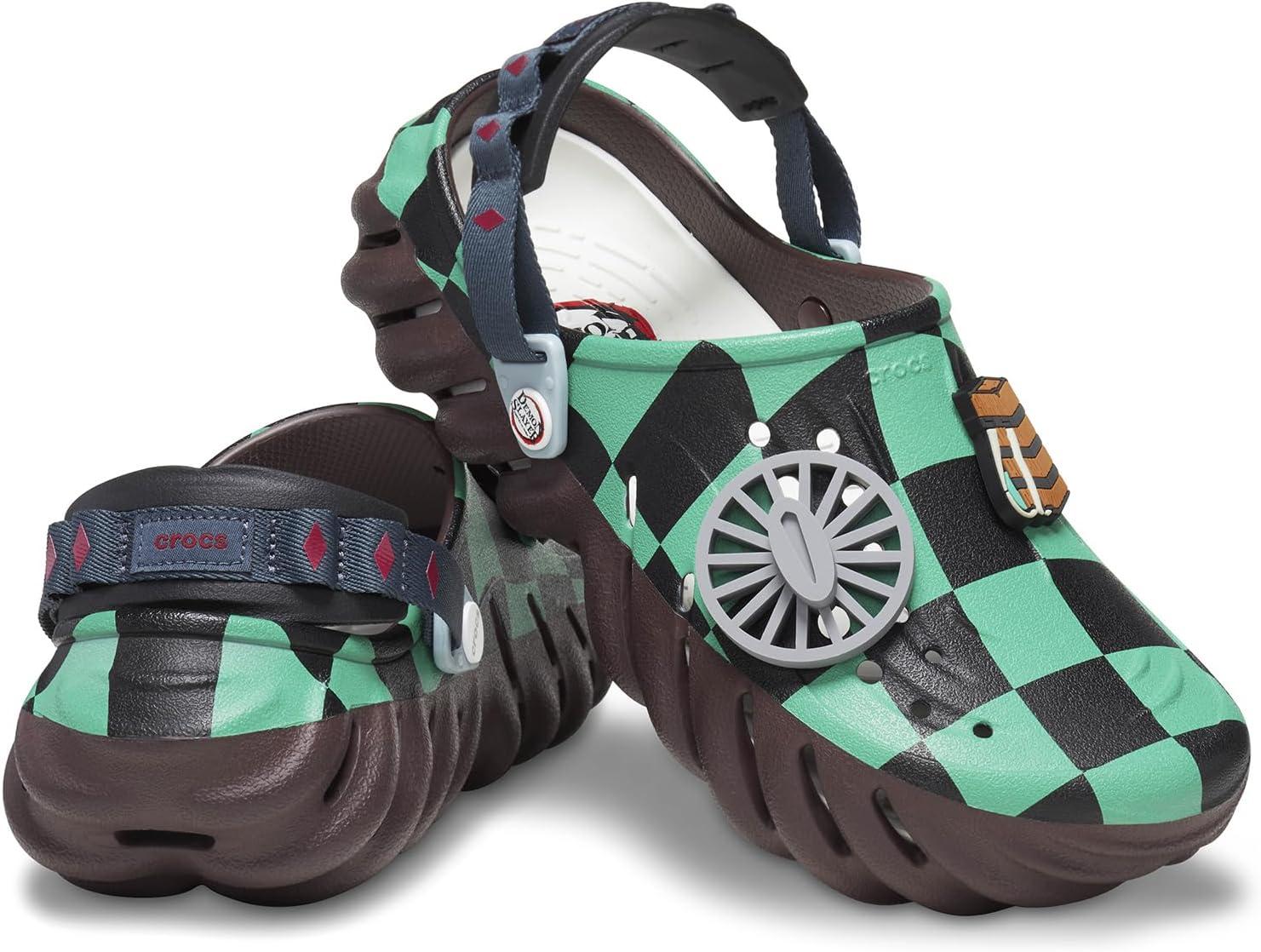 imageCrocs UnisexAdult Demon Slayer Echo ClogsTanjiro Kamado