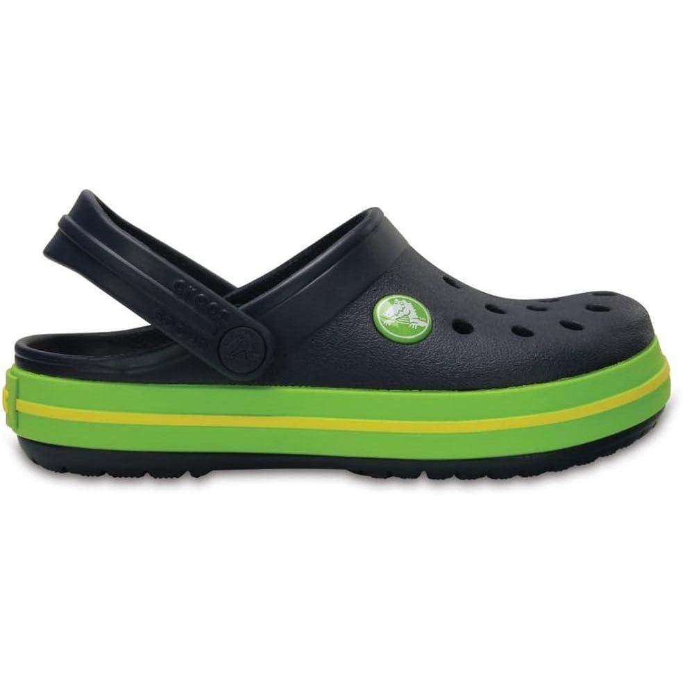 imageCrocs Kids Classic ClogsNavy Volt Green