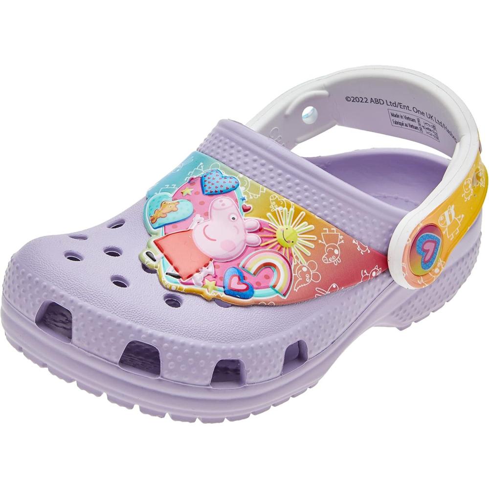 imageCrocs Kids Classic Peppa Pig ClogsLavender