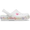 Crocs Unisex-Child Crocband Rainbow Band Clogs(White/Multi)