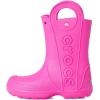 Crocs womens Handle It Rain Boots(Pink Crush)