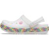 Crocs Unisex-Child Crocband Rainbow Band Clogs(Rainbow Hearts)