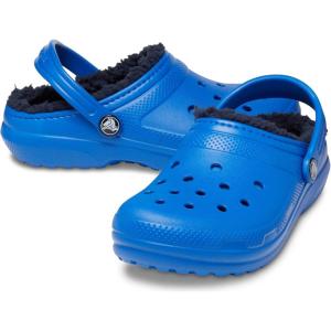 Crocs Kids’ Classic Tie Dye Lined Clog(Blue Bolt)