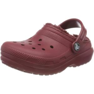 Crocs Kids’ Classic Tie Dye Lined Clog(Brick Red)