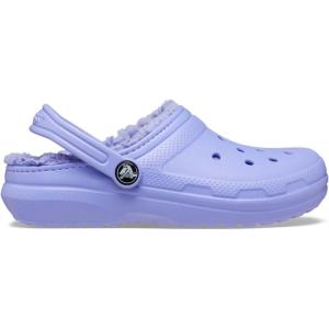 Crocs Kids’ Classic Tie Dye Lined Clog(Digital Violet)