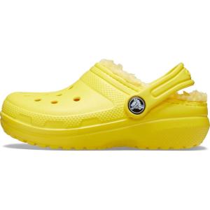 Crocs Kids’ Classic Tie Dye Lined Clog(Lemon)