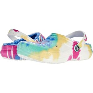 Crocs Kids’ Classic Tie Dye Lined Clog(Pastel Tie Dye)