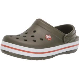 Crocs Kid’s Crocband Clog(Army Green/Burnt Sienna)