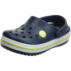 Crocs Kids’ Crocband Clogs(Navy/Citrus)