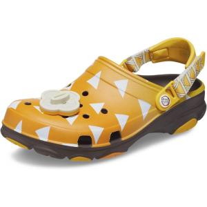 Crocs Unisex-Adult Classic Demon Slayer All Terrain Adjustable Clogs(Zenitsu)