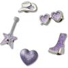 Crocs Girls’ Jibbitz Favorites Shoe Charm Packs(Heart Country Concerts)