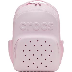 Crocs Classic Backpack, Personalize with Jibbitz Charms, Pink Milk, One Size(Pink Milk)