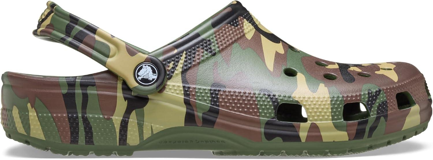 image:imageCrocs UnisexAdult Classic Graphic ClogsArmy Green Camo