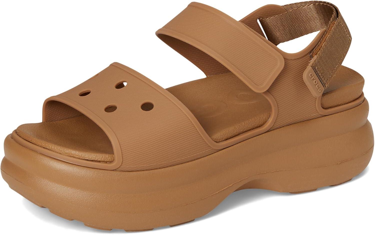 image:imageCrocs Womens Soho Y Strap SandalsSepia