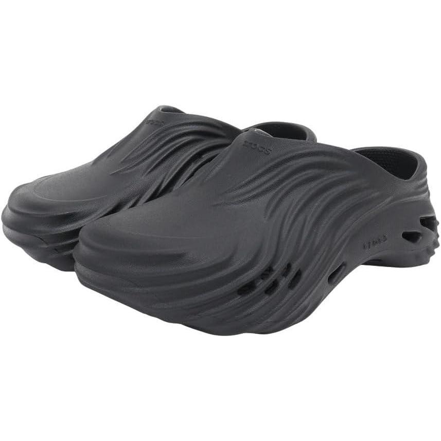 image:imageCrocs Unisex Adult Echo Wave ClogsBlackBlack
