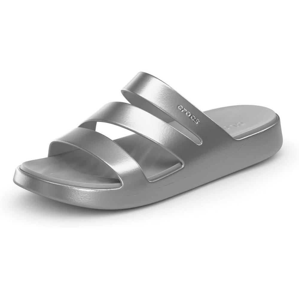 image:imageCrocs Women Getaway Strappy SandalsSilver