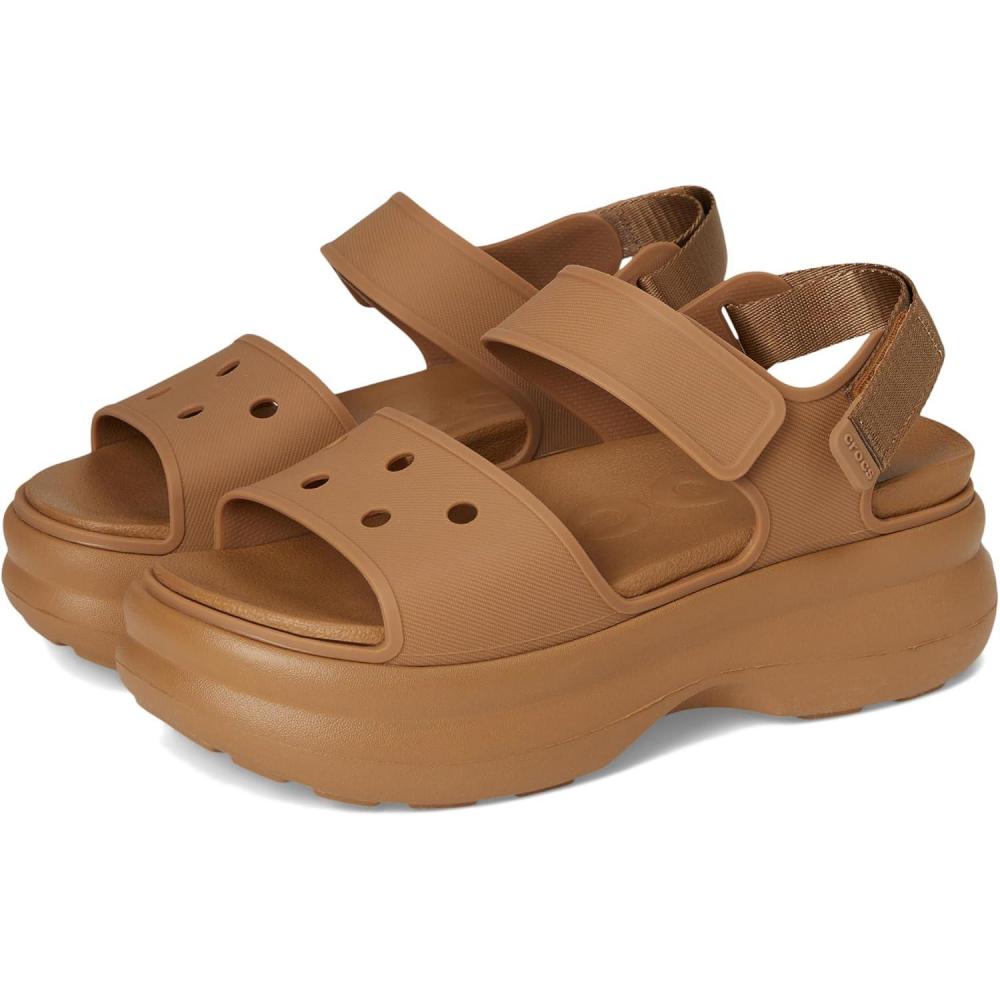 image:imageCrocs Womens Soho Y Strap SandalsSepia